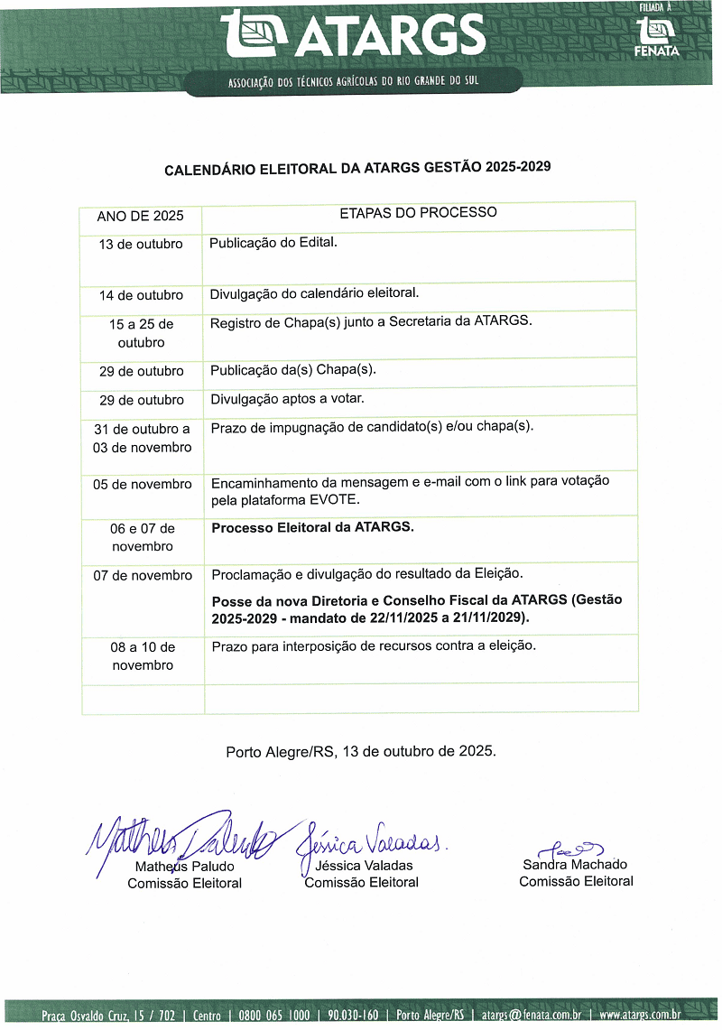 calendario atargs 2025